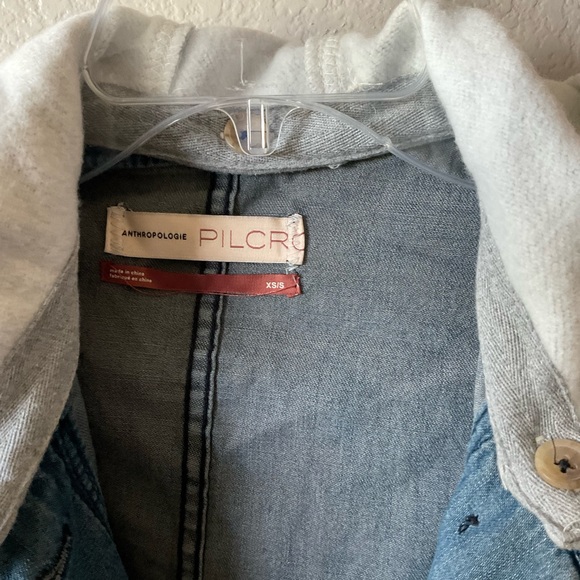 Anthropologie Pilcro denim poncho/jacket - Picture 5 of 11